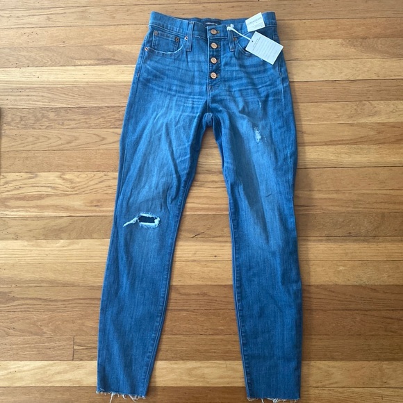 NWT!!! J. Crew/Jeans 9” High-Rise Toothpick Jean